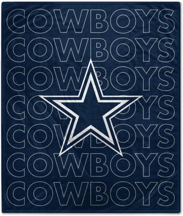Pegasus Sports Dallas Cowboys 60'' x 70'' Echo Wordmark Blanket