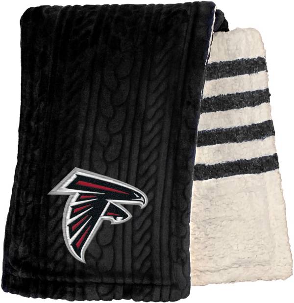 Pegasus Sports Atlanta Falcons 60'' x 70'' Embossed Sherpa Stripe Throw Blanket