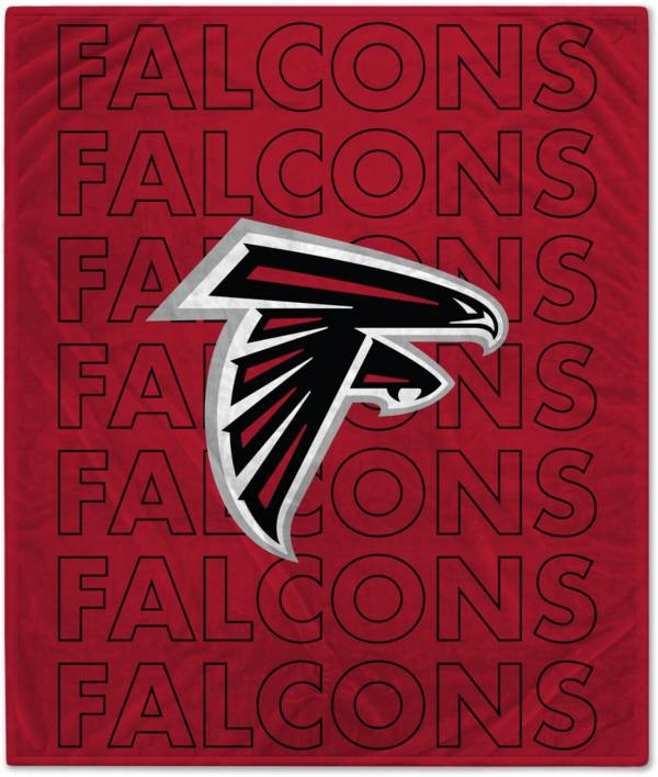 Pegasus Sports Atlanta Falcons 60'' x 70'' Echo Wordmark Blanket