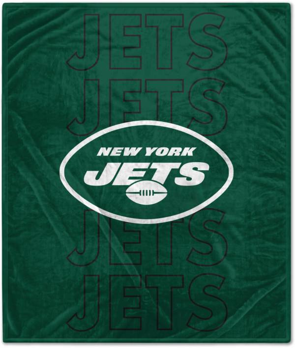 Pegasus Sports New York Jets 60'' x 70'' Echo Wordmark Blanket