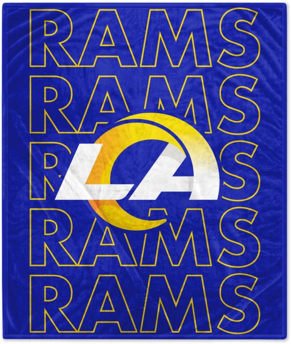 Pegasus Sports Los Angeles Rams 60'' x 70'' Echo Wordmark Blanket product image