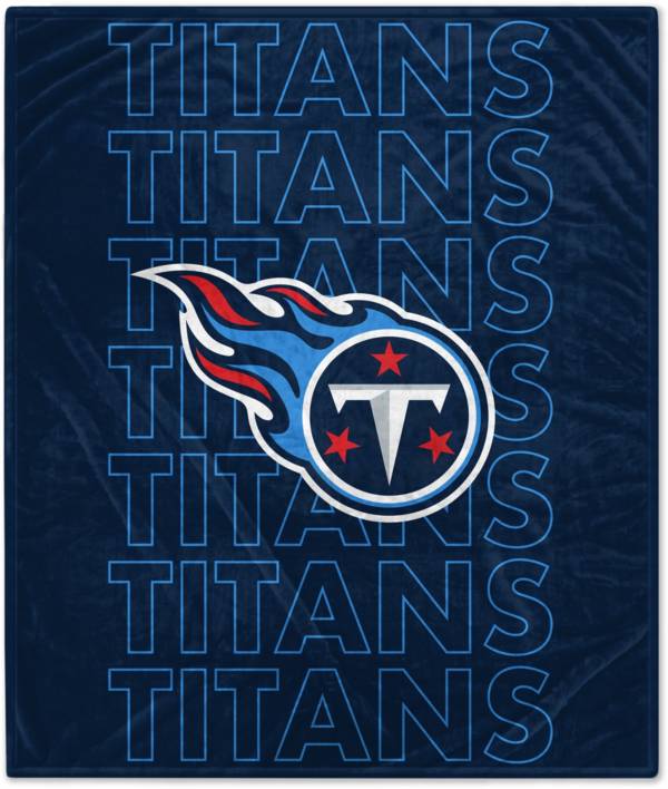 Pegasus Sports Tennessee Titans 60'' x 70'' Echo Wordmark Blanket