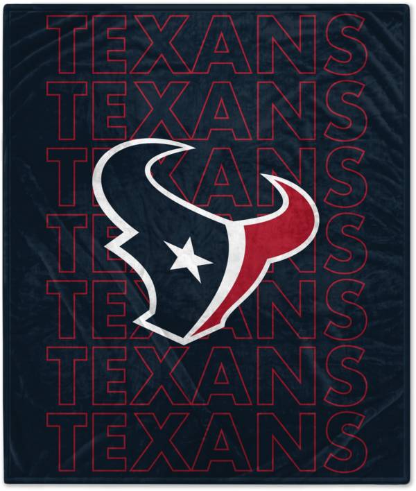 Pegasus Sports Houston Texans 60'' x 70'' Echo Wordmark Blanket
