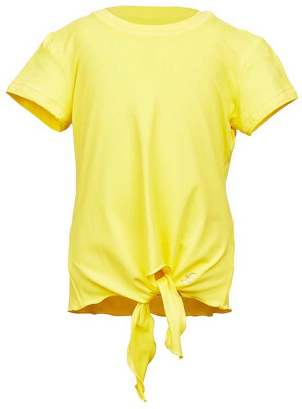 Sofibella Girls' Short Sleeve Tie Tennis T-Shirt