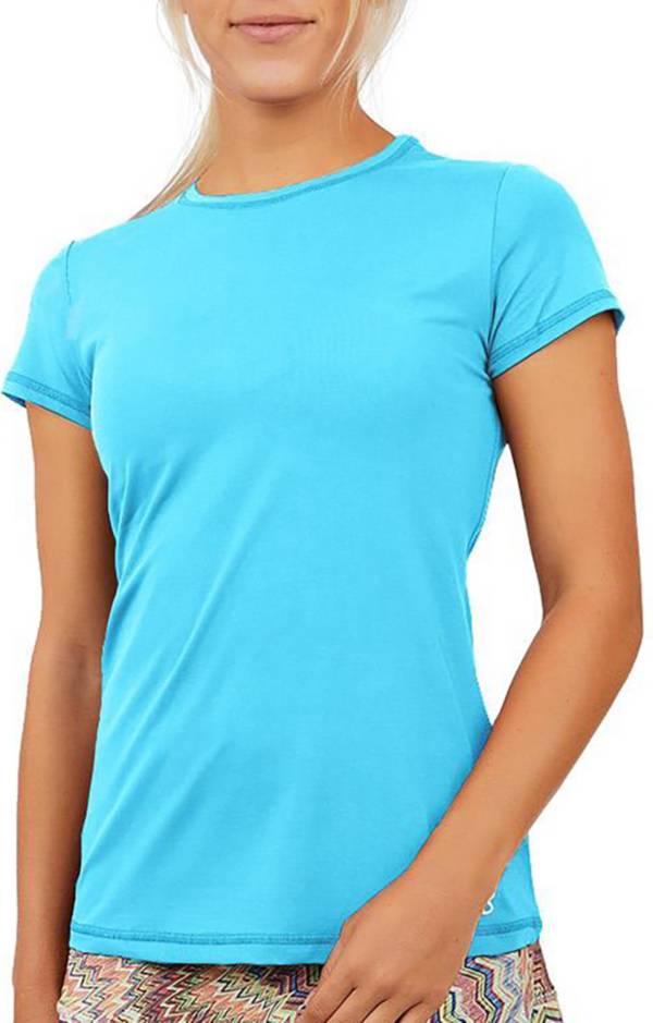 Sofibella Women's UV Colors Short Sleeve Top