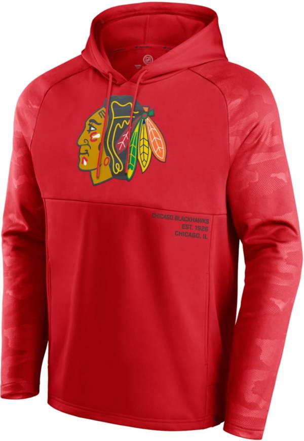 NHL Big & Tall Chicago Blackhawks Farewell Red Pullover Hoodie