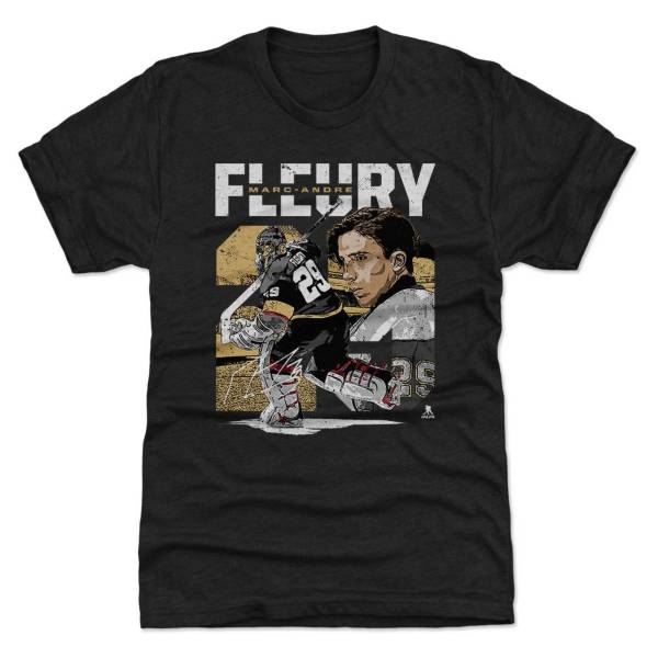 500 Level Marc-Andre Fleury Collage Black T-Shirt