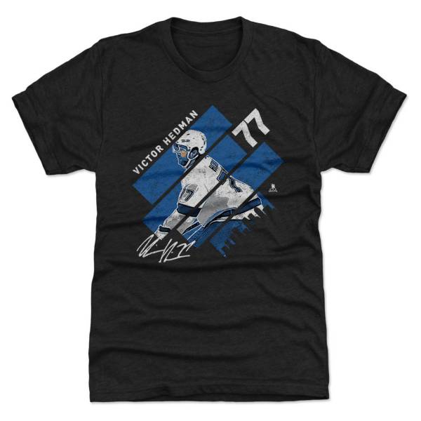 500 Level Victor Hedman Stripes Black T-Shirt