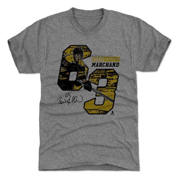 500 Level Brad Marchand Offset Grey T-Shirt | Dick's Sporting Goods