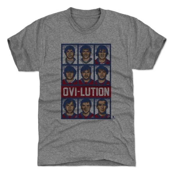 500 Level Alex Ovechkin Ovi-Lution Grey T-Shirt