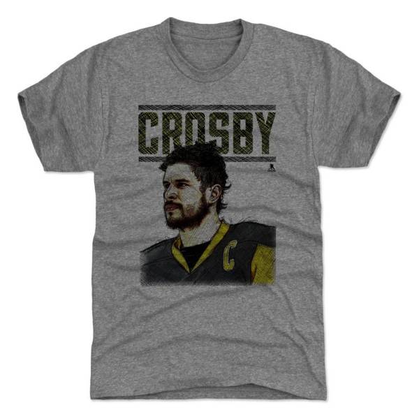 500 Level Sidney Crosby Sketch Grey T-Shirt