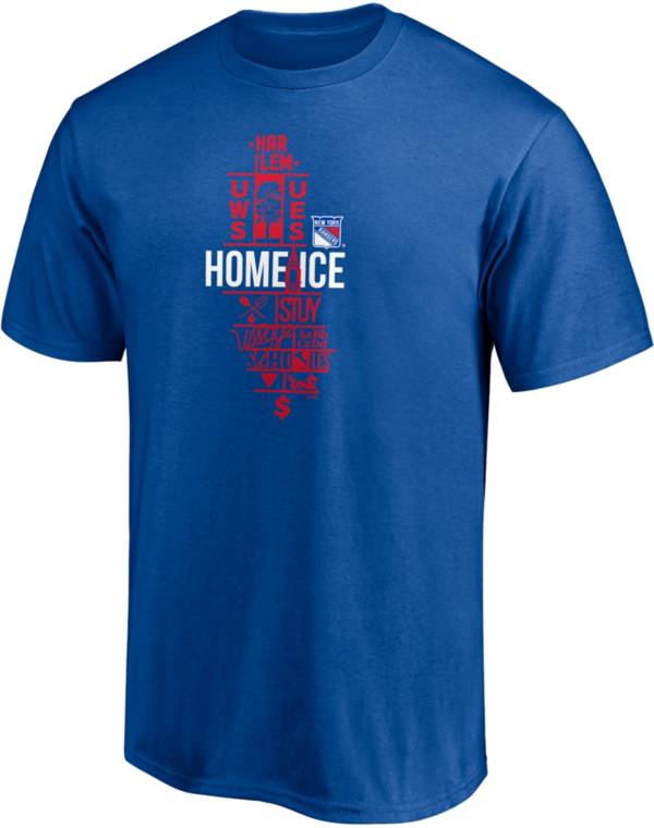 NHL Big & Tall New York Rangers Block Party Royal T-Shirt product image