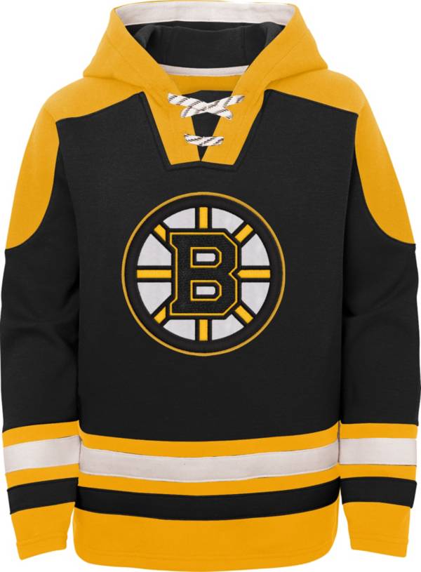 NHL Youth Boston Bruins Ageless Grey Pullover Hoodie