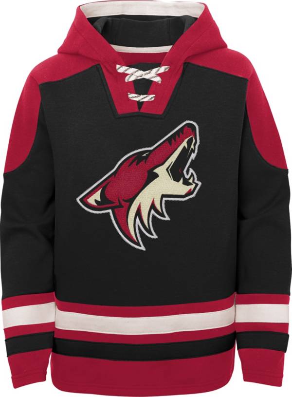 NHL Youth Arizona Coyotes Ageless Black Pullover Hoodie