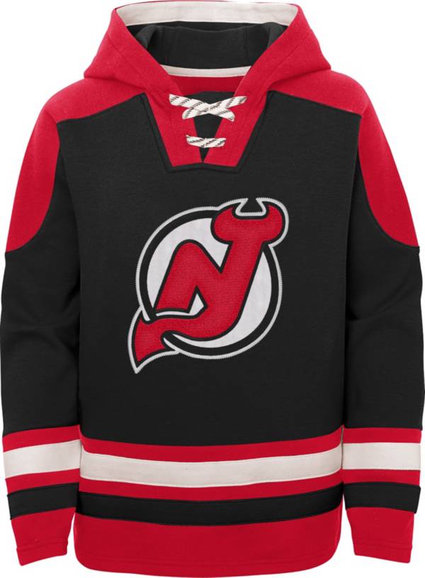 NHL Youth New Jersey Devils Ageless Black Pullover Hoodie