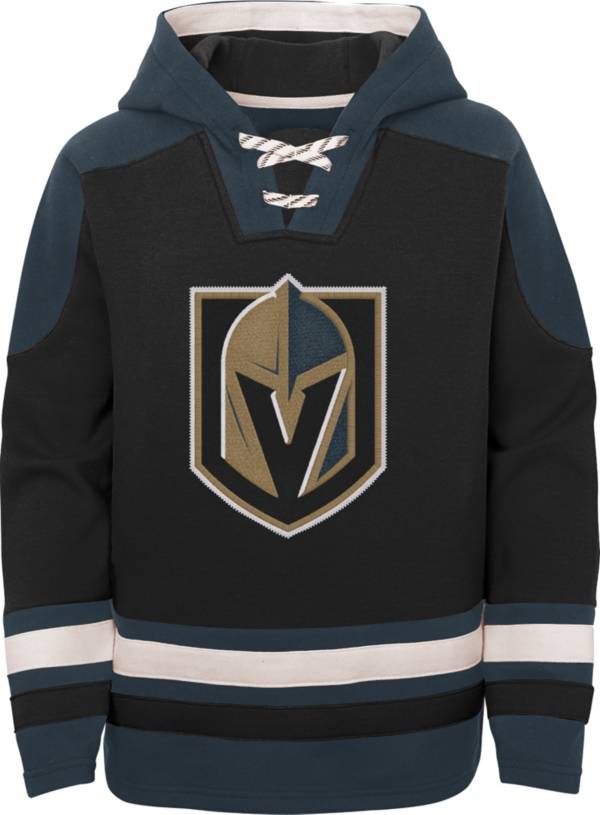 NHL Youth Las Vegas Golden Knights Ageless Black Pullover Hoodie