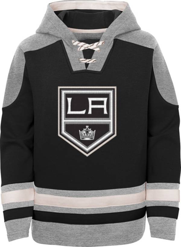 NHL Youth Los Angeles Kings Ageless Black Pullover Hoodie