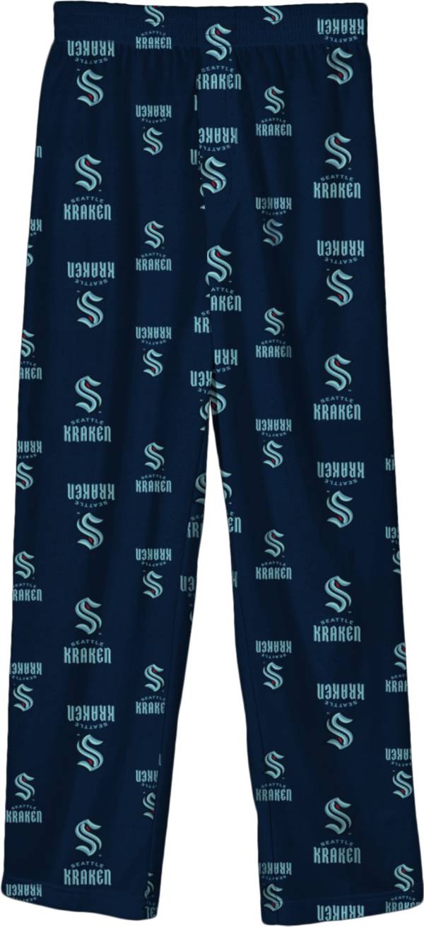 NHL Youth Seattle Kraken Navy Sleep Pants