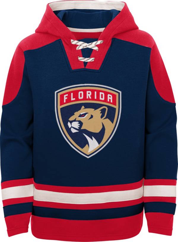 NHL Youth Florida Panthers Ageless Navy Pullover Hoodie