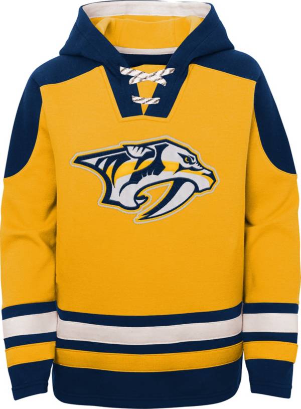 NHL Youth Nashville Predators Ageless Gold Pullover Hoodie