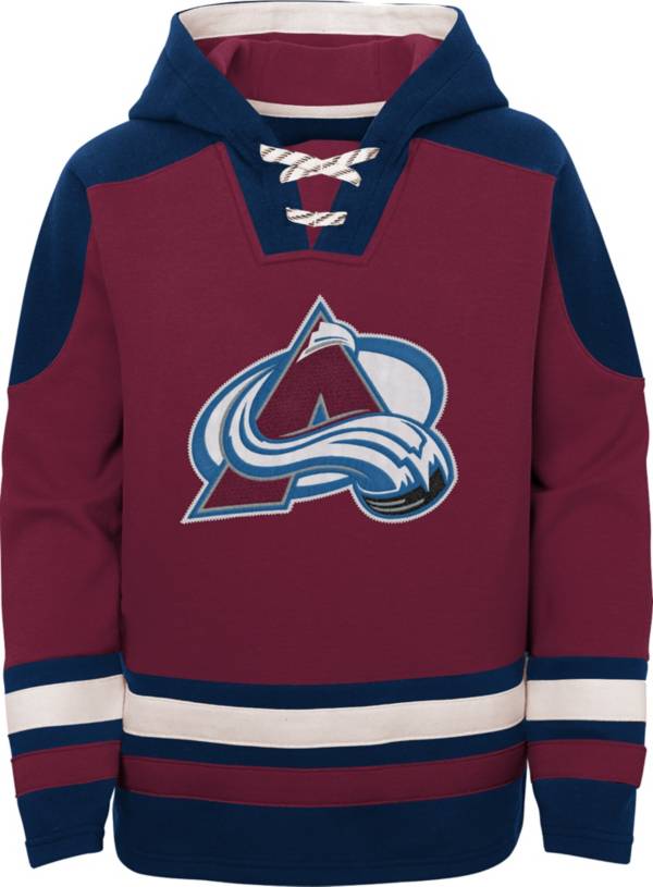 NHL Youth Colorado Avalanche Ageless Grey Pullover Hoodie