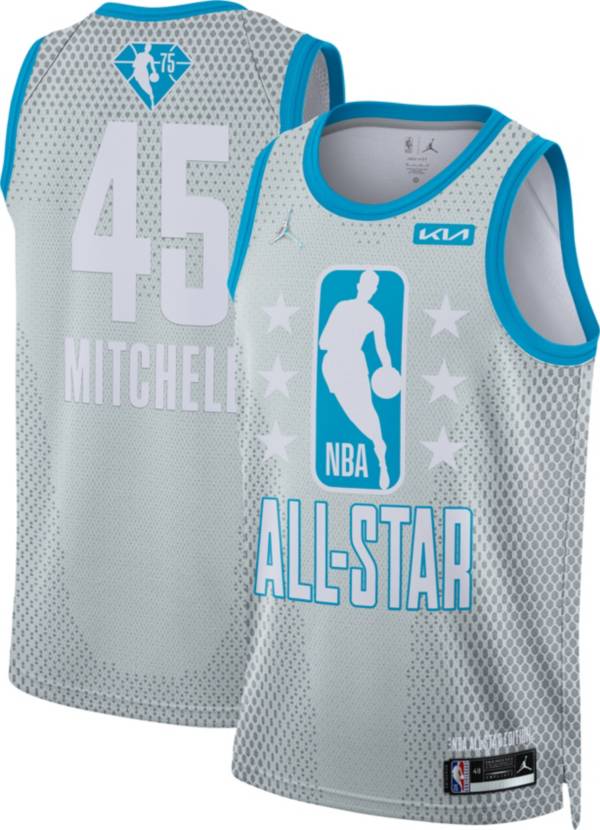 Jordan Adult 2022 NBA All-Star Game Donovan Mitchell #45 Gray Dri-FIT Swingman Jersey
