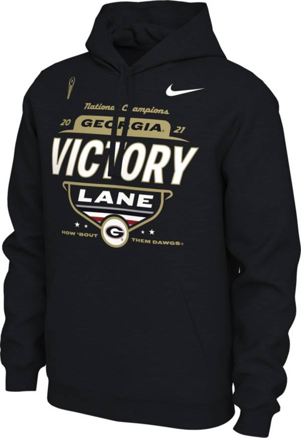 Nike 2021 National Champions Georgia Bulldogs Locker Room Pullover Hoodie