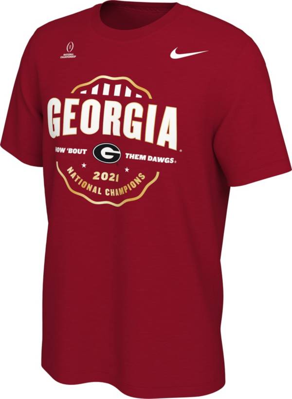 Nike 2021 National Champions Georgia Bulldogs Celebration T-Shirt