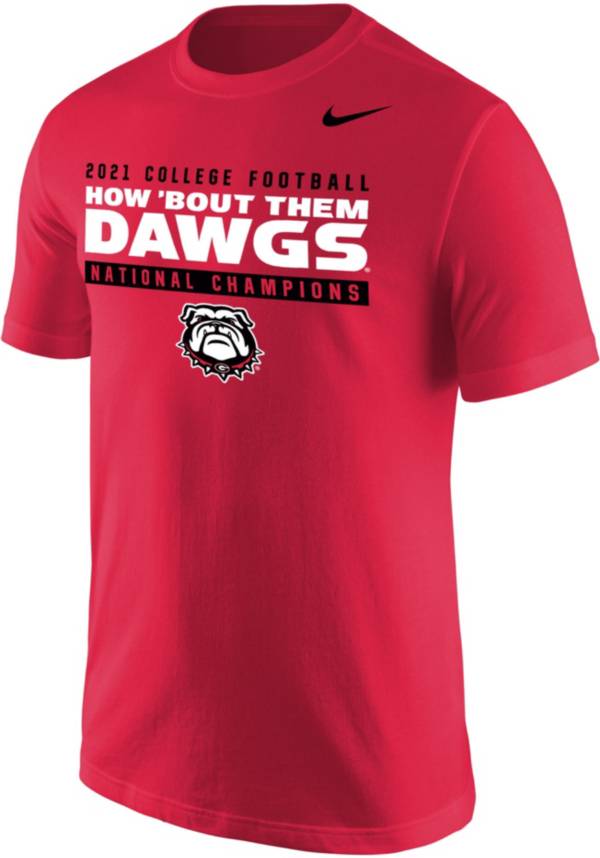 Nike 2021 National Champions Georgia Bulldogs How 'Bout Them Dawgs T-Shirt