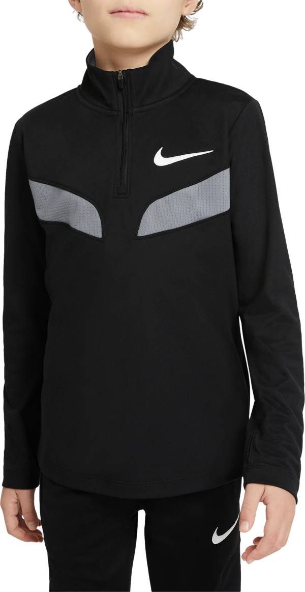 Nike Boys' Sport 1/4 Zip Long Sleeve Training Top