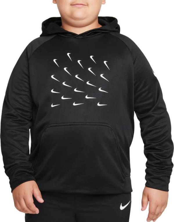 Nike Boys' Therma-FIT Graphic Pullover Training Hoodie