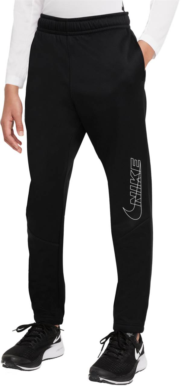 Nike Boys' Therma-FIT Swoosh Tapered Pants