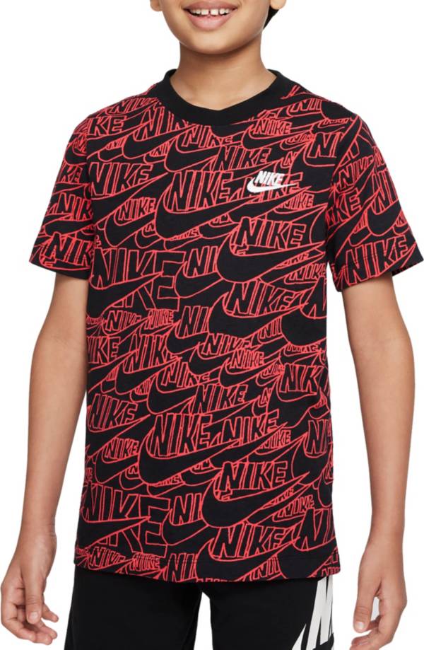 Nike Boys' NSW AOP T-Shirt