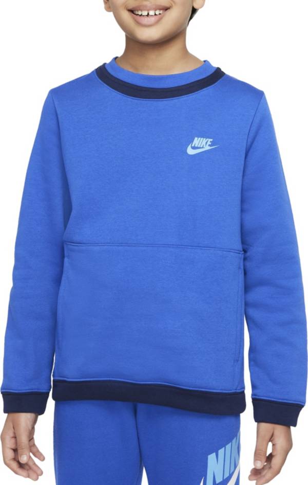 Nike Boys Big Kid Sportswear Amplify Crew Sweatshirt