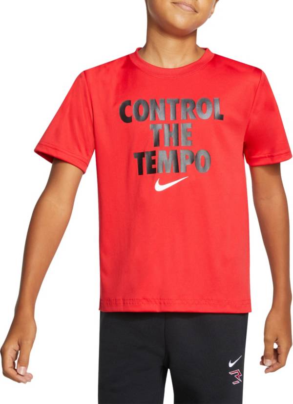 Nike 3BRAND Kids Control The Tempo Short Sleeve T-Shirt