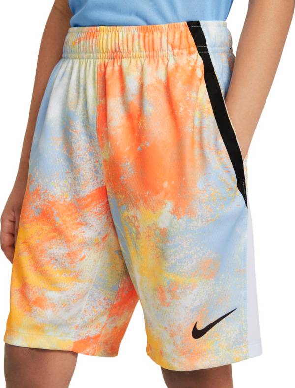 Nike Boys' Dri-FIT Tie Dye Training Shorts – Extended Sizes