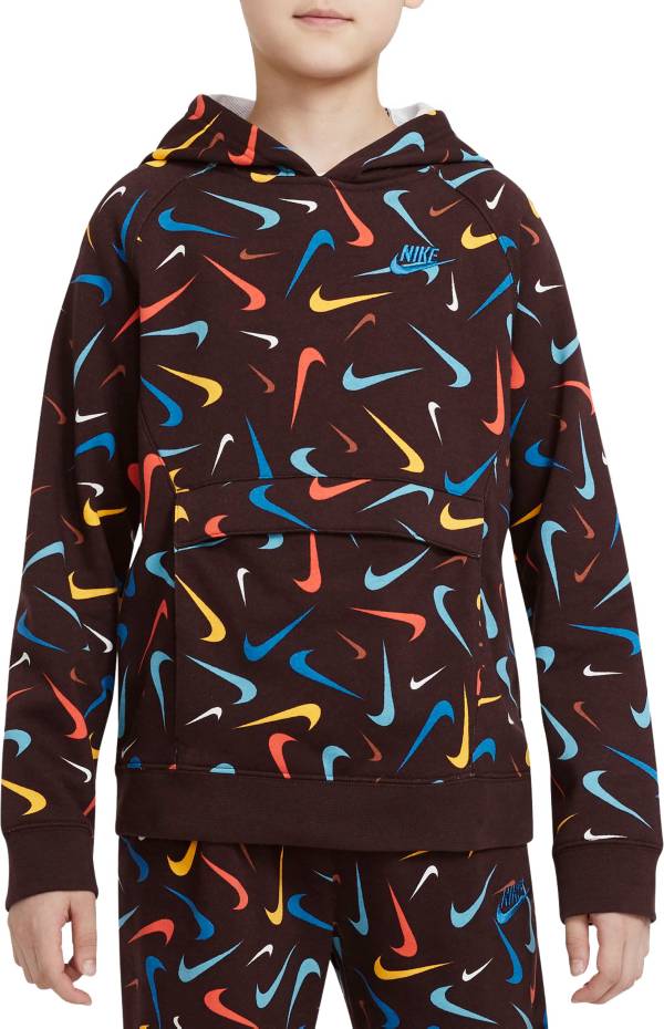 Nike Boys' Sportswear Club Printed Pullover Hoodie