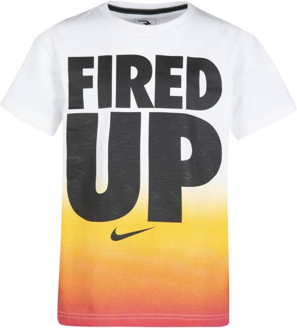Nike Boys' Fired Up Short Sleeve T-Shirt