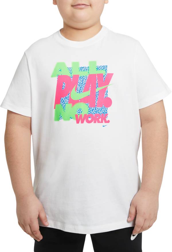 Nike Boys' Sportswear All Play No Work T-Shirt