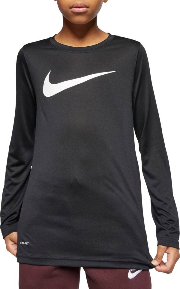 Nike Boys' Dri-FIT Legend Long Sleeve Training T-Shirt