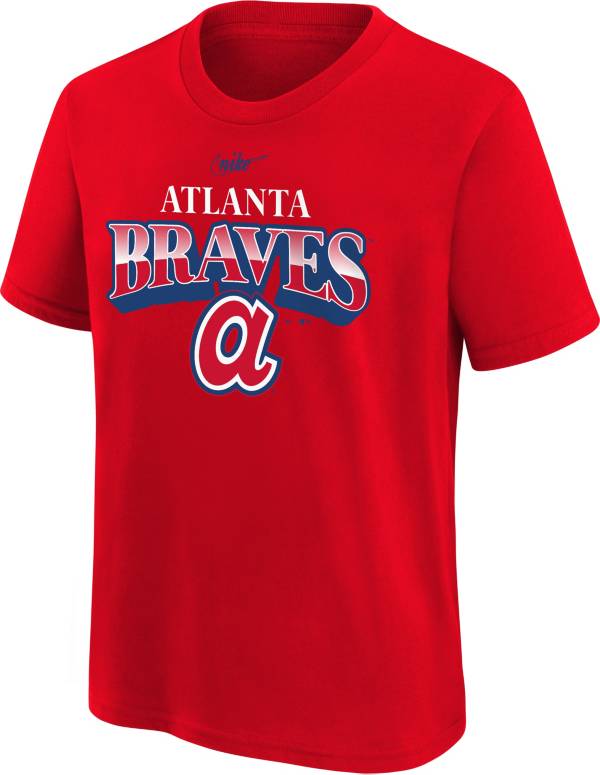 Nike Youth Boys' Atlanta Braves Red Rewind T-Shirt product image
