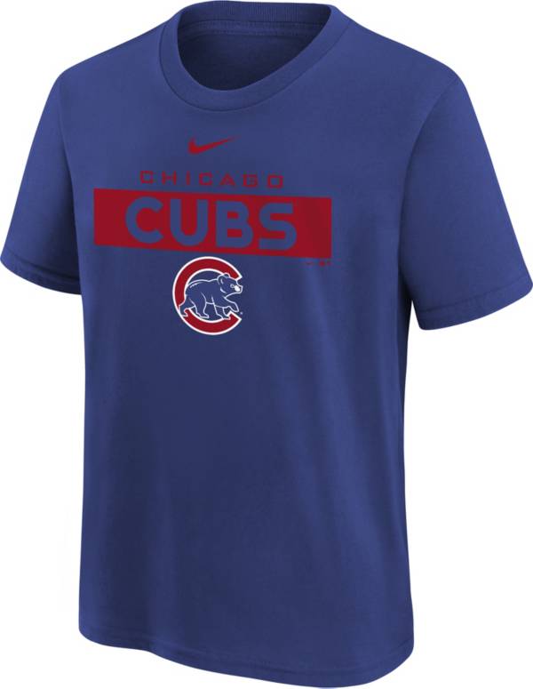 Nike Youth Boys' Chicago Cubs Blue Issue T-Shirt