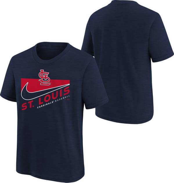 Nike Youth Boys' St. Louis Cardinals Navy Swoosh Town T-Shirt