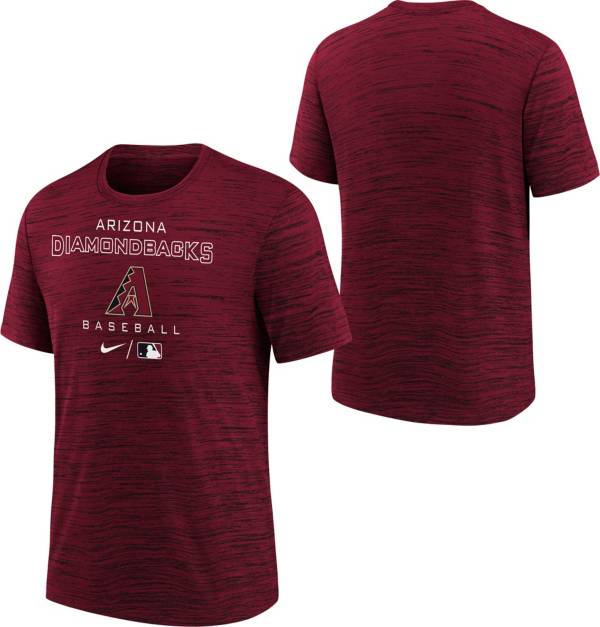 Nike Youth Boys' Arizona Diamondbacks Red Authentic Collection Velocity T-Shirt