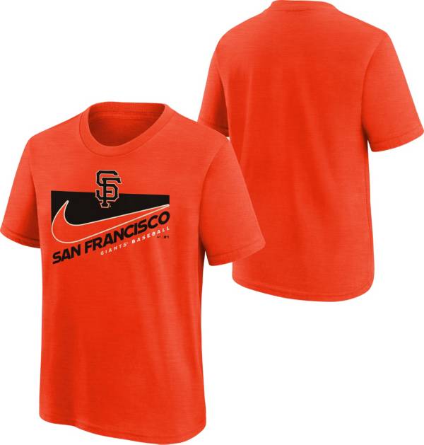 Nike Youth Boys' San Francisco Giants Orange Swoosh Town T-Shirt