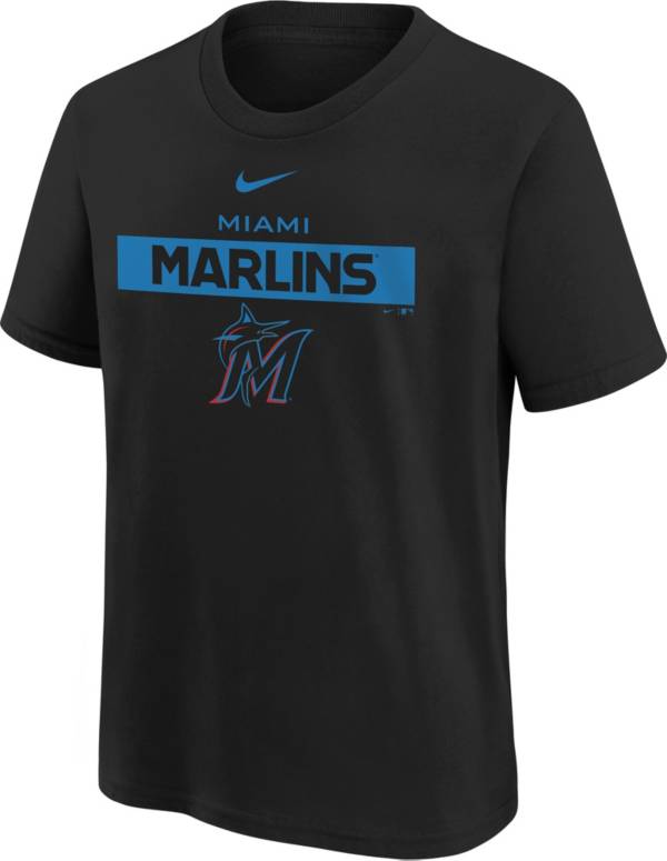 Nike Youth Boys' Miami Marlins Black Issue T-Shirt