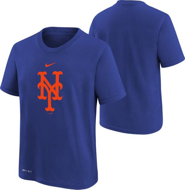 Nike Youth Boys' New York Mets Blue Logo Legend T-Shirt