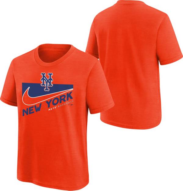 Nike Youth Boys' New York Mets Orange Swoosh Town T-Shirt