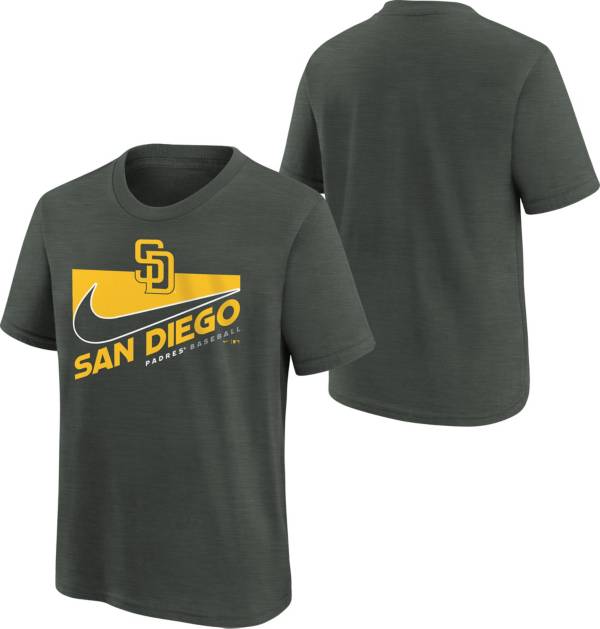 Nike Youth Boys' San Diego Padres Dark Gray Swoosh Town T-Shirt