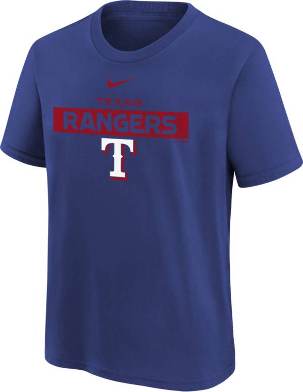 Nike Youth Boys' Texas Rangers Blue Issue T-Shirt